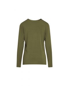 Essenza Luyza Uni Mosgroen Top lange mouw XS