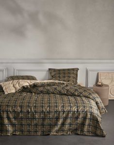 ESSENZA Luz Slate grey Dekbedovertrekset 200 x 220 cm