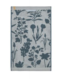 ESSENZA Maribel Slate grey Gastendoek 30 x 50 cm