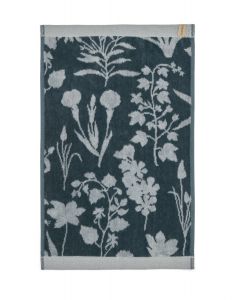 ESSENZA Maribel Slate grey Gastendoek 30 x 50 cm