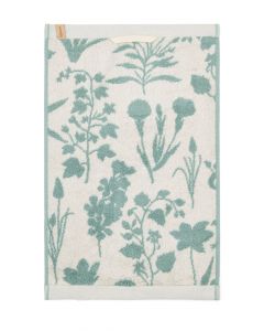 ESSENZA Maribel Surf green Gastendoek 30 x 50 cm