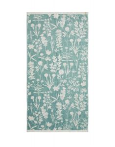 ESSENZA Maribel Surf green Handdoek 50 x 100 cm