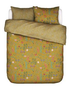 ESSENZA Marigold Flower ochre Dekbedovertrekset 240 x 220 cm
