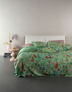 ESSENZA Marigold Quiet green Dekbedovertrekset 140 x 220 cm