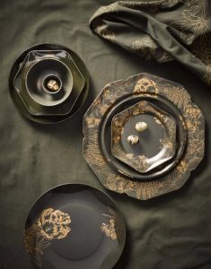 ESSENZA Masterpiece Donkergroen Dinerbord 27 cm