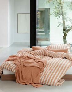 Marc O'Polo Mikkeli Sandstone Dekbedovertrekset 240 x 220 cm
