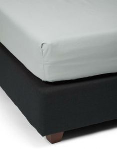 ESSENZA Minte Grijs Hoeslaken 200 x 200 cm