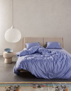 ESSENZA Minte Lavendelblauw Hoeslaken 160 x 200 cm