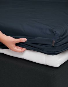 ESSENZA Minte Nightblue Hoeslaken 200 x 200 cm