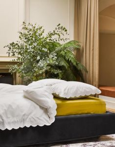 ESSENZA Minte Olive Hoeslaken 90 x 210 cm