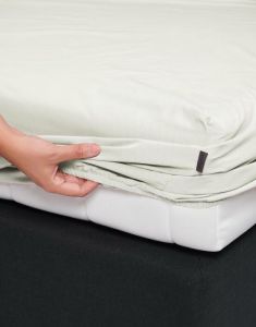 ESSENZA Minte Oyster Hoeslaken 160 x 200 cm