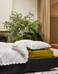 ESSENZA Minte Olive Hoeslaken 160 x 200 cm