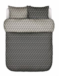 Marc O'Polo Monogram Zwart Dekbedovertrekset 240 x 220 cm
