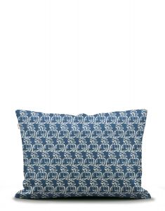 Marc O'Polo Monogram Space blue Kussensloop 60 x 70 cm