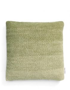 Marc O'Polo Nordic knit melange Mosgroen Sierkussen 50 x 50 cm