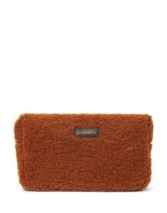 ESSENZA Pepper Teddy Leather brown Make-up tas Large