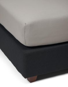 Marc O'Polo Premium Organic Jersey Lichtgrijs Hoeslaken 180-200 x 200-220 cm