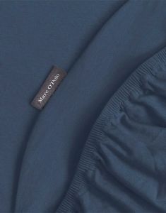 Marc O'Polo Premium Organic Jersey Navy Hoeslaken 180-200 x 200-220 cm