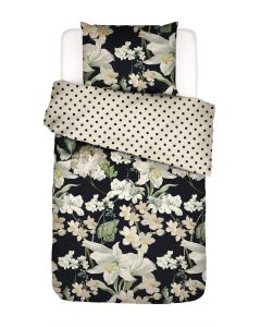 ESSENZA Rosalee Antraciet Dekbedovertrekset 140 x 220 cm