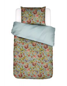 ESSENZA Roselina Surf green Dekbedovertrekset 140 x 220 cm