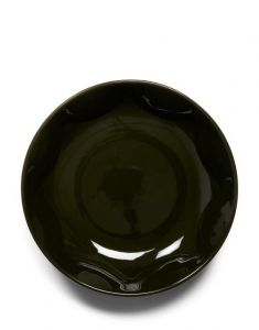 ESSENZA Sculpture Donkergroen Pastabord 21 cm