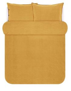 Marc O'Polo Senja Golden yellow Dekbedovertrekset 240 x 220 cm
