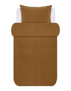 Marc O'Polo Senja Toffee Brown Dekbedovertrekset 140 x 220 cm