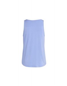 ESSENZA Shelby satin Uni Lavendelblauw Top mouwloos XXL