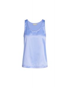 ESSENZA Shelby satin Uni Lavendelblauw Top mouwloos XXL