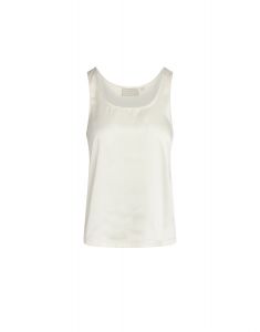 ESSENZA Shelby satin Uni Vanille Top mouwloos XS