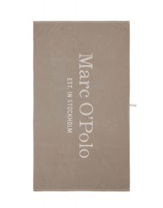 Marc O'Polo Statement Warm stone Badhanddoek 100 x 180 cm