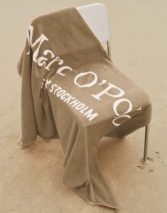 Marc O'Polo Statement Warm stone Badhanddoek 100 x 180 cm