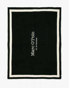 Marc O'Polo Statement Zwart Plaid 150 x 200 cm
