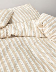 Marc O'Polo Steffe Dark Sand Dekbedovertrekset 240 x 220 cm