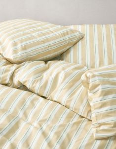 Marc O'Polo Steffe Wood tan Dekbedovertrekset 240 x 220 cm