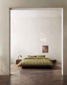 Marc O'Polo Suvie Grey mist Kussensloop 60 x 70 cm