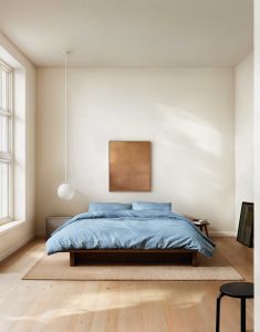 Marc O'Polo Svea Calm blue Kussensloop 60 x 70 cm