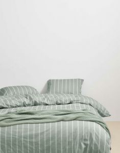 Marc O'Polo Torsken Smoke green Dekbedovertrekset 260 x 220 cm