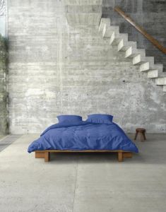 Marc O'Polo Tove Cool Cobalt Dekbedovertrekset 140 x 220 cm