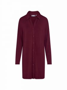 ESSENZA Valentina Uni Nachthemd lange mouw Burgundy