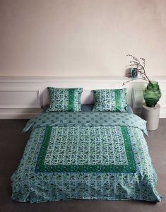 ESSENZA Valeria Subtle green Dekbedovertrekset 240 x 220 cm