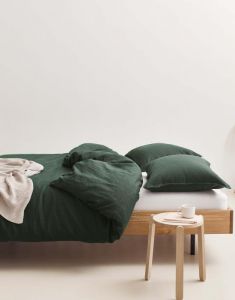 Marc O'Polo Valka Deep green Kussensloop 60 x 70 cm