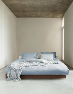 Marc O'Polo Valka Powder blue Kussensloop 60 x 70 cm