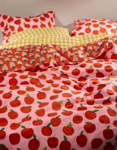 ESSENZA & CO Vitamin Boost Roze Dekbedovertrekset 200 x 220 cm