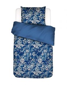 ESSENZA Yfke Cobalt blue Dekbedovertrekset 140 x 220 cm