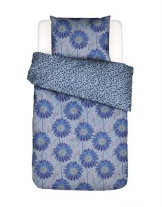 Essenza Yule Chambray blue Dekbedovertrek 140 x 220 cm