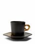 ESSENZA Masterpiece Espresso kop en schotel Dark Green