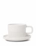 Marc O'Polo Moments Espresso kop en schotel Chalk White
