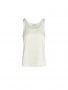 ESSENZA Shelby satin Uni Top mouwloos Vanilla