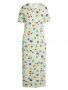 ESSENZA Titia Fiorre Nachthemd korte mouw Subtle green